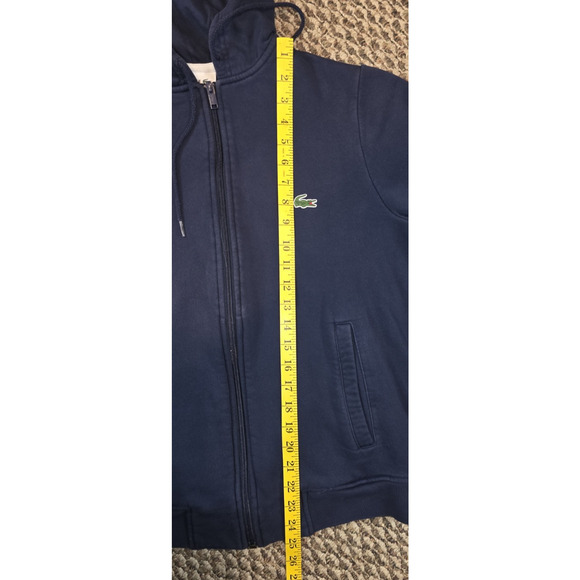Lacoste Navy Full-Zip Hoodie - Picture 5 of 7